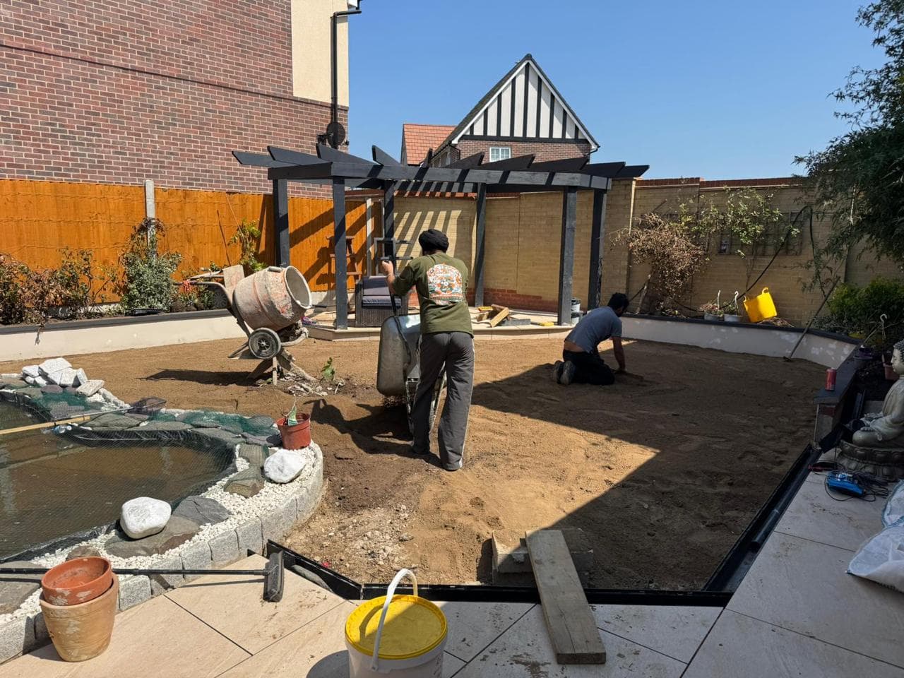 Our team at work