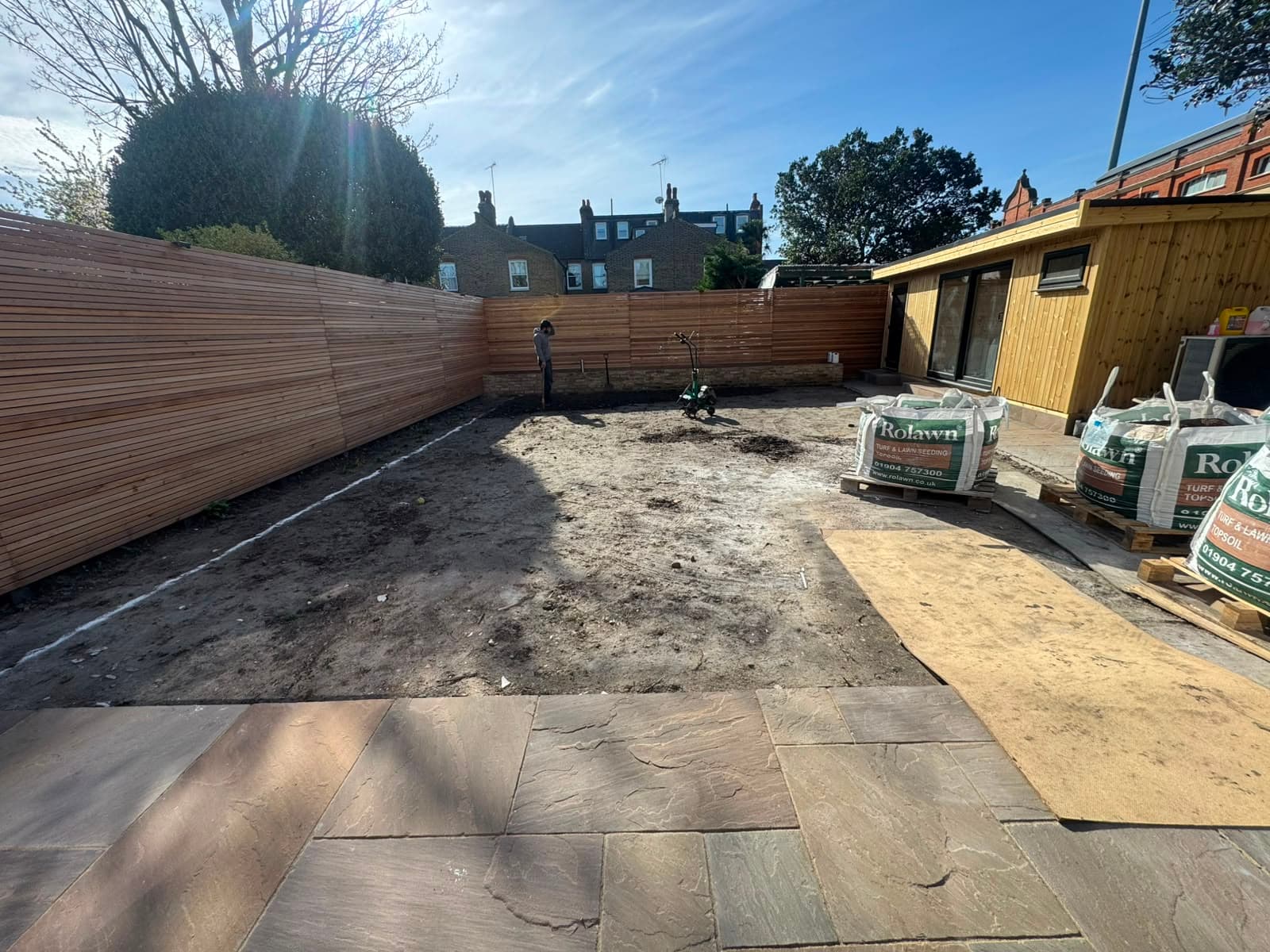 The garden before the makeover began