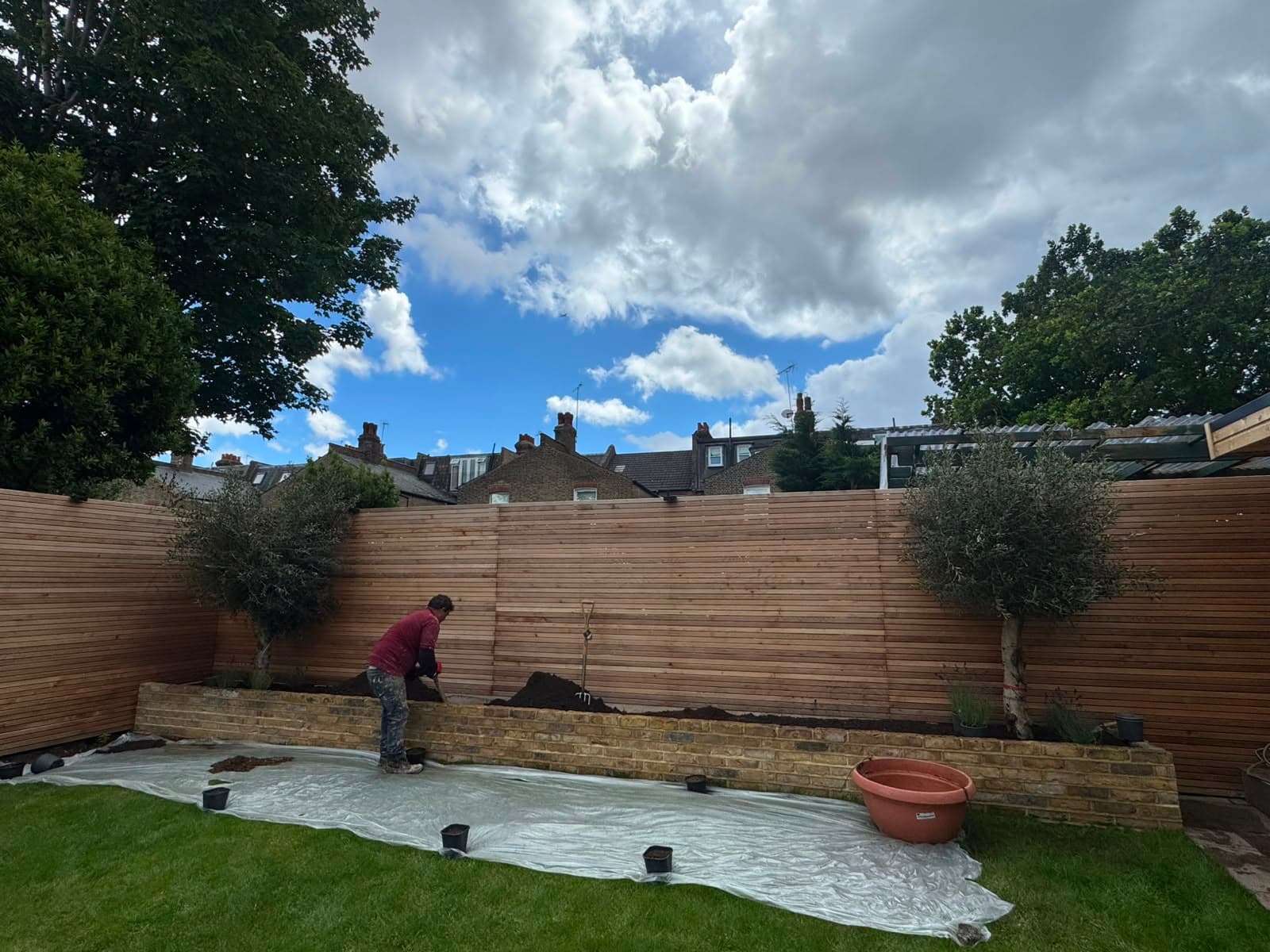 Groundworks and preparation in progress