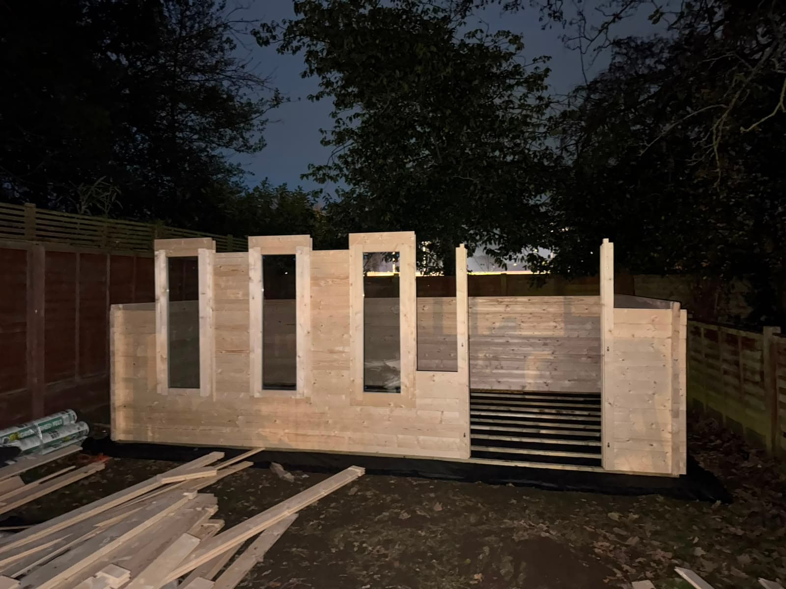 Base preparation for the summer house